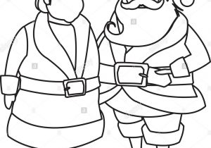 300x210 Santa Claus Outline Sketch Isolated Santa Claus Face Outline On - Santa Face Sketch