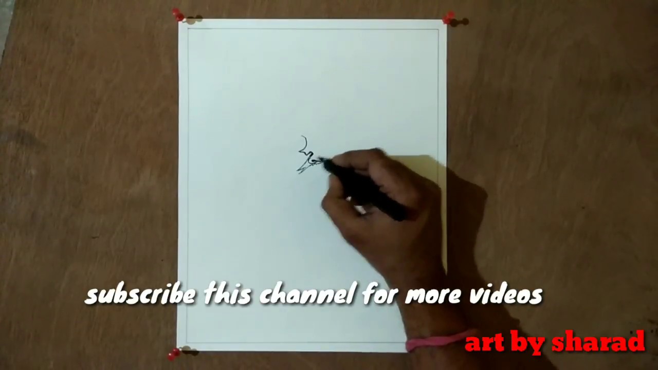 1280x720 Santa Claus Face Sketch For - Santa Face Sketch