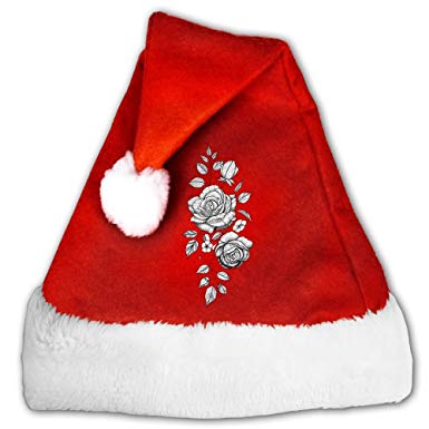 385x385 7yuyu Zhe Christmas Hats Santa Hat Sketch Flowers Christmas - Santa Hat Sketch