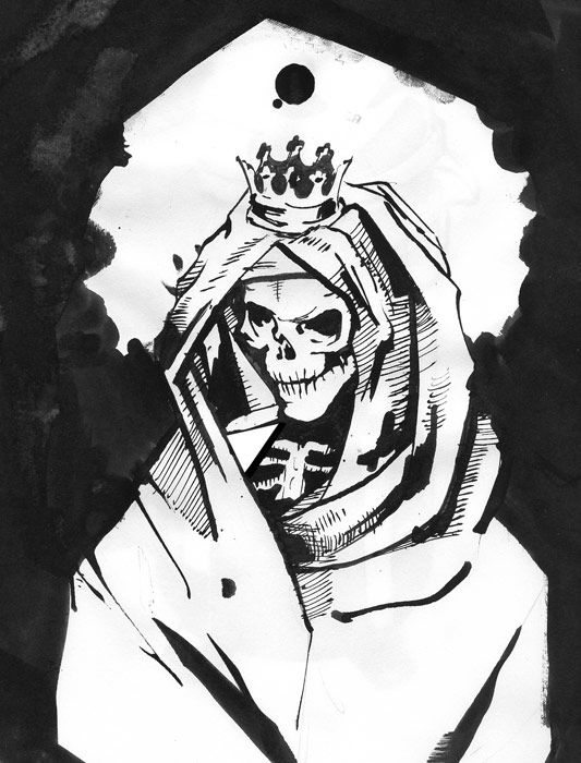 533x700 Santa Muerte, Sketch, Drawing, Mexico, Death, Dia De Los Muertos - Santa Muerte Sketch
