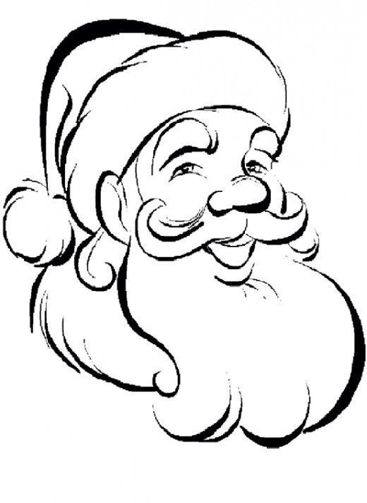 520x712 Santa Claus Sketch Clipart How To Draw Santa Claus Sketch Sketches - Santa Sketch