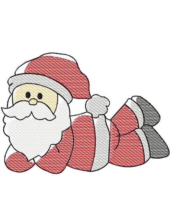 570x746 Santa Sketch Machine Embroidery Design Instant Download Etsy - Santa Sketch