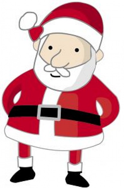 413x626 Santa Sketch Photo Free Download - Santa Sketch