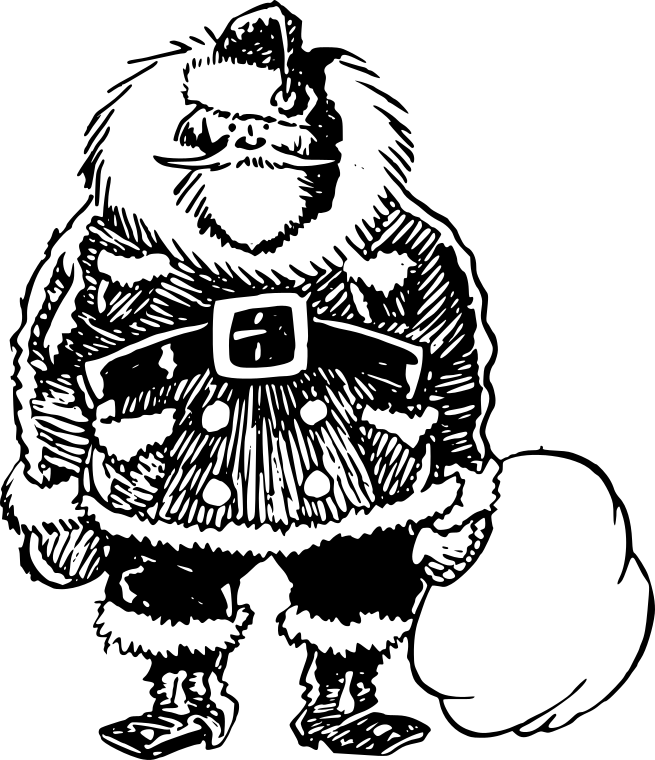 655x760 Santa Sketch - Santa Sketch