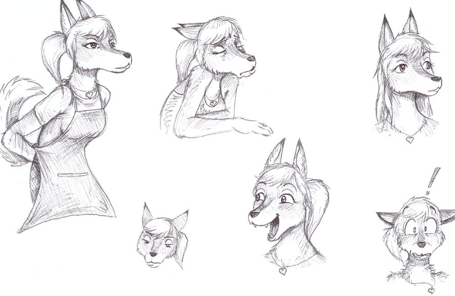 900x585 Sarah Sketches 2 By Basilisk Eye - Sarah Sketches
