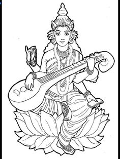 236x314 Saraswati - Saraswati Sketch