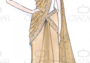 300x210 Saree Sketches Fashion - Saree Sketches