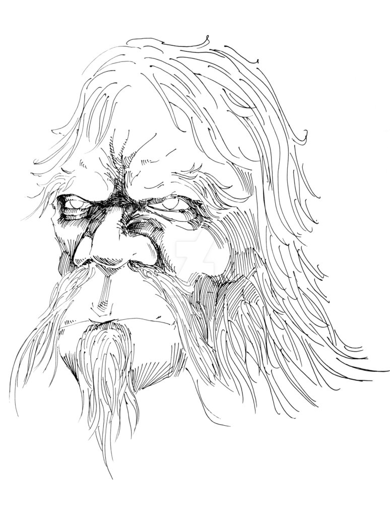 774x1032 Sasquatch Sketch 2 By Thefranology - Sasquatch Sketch