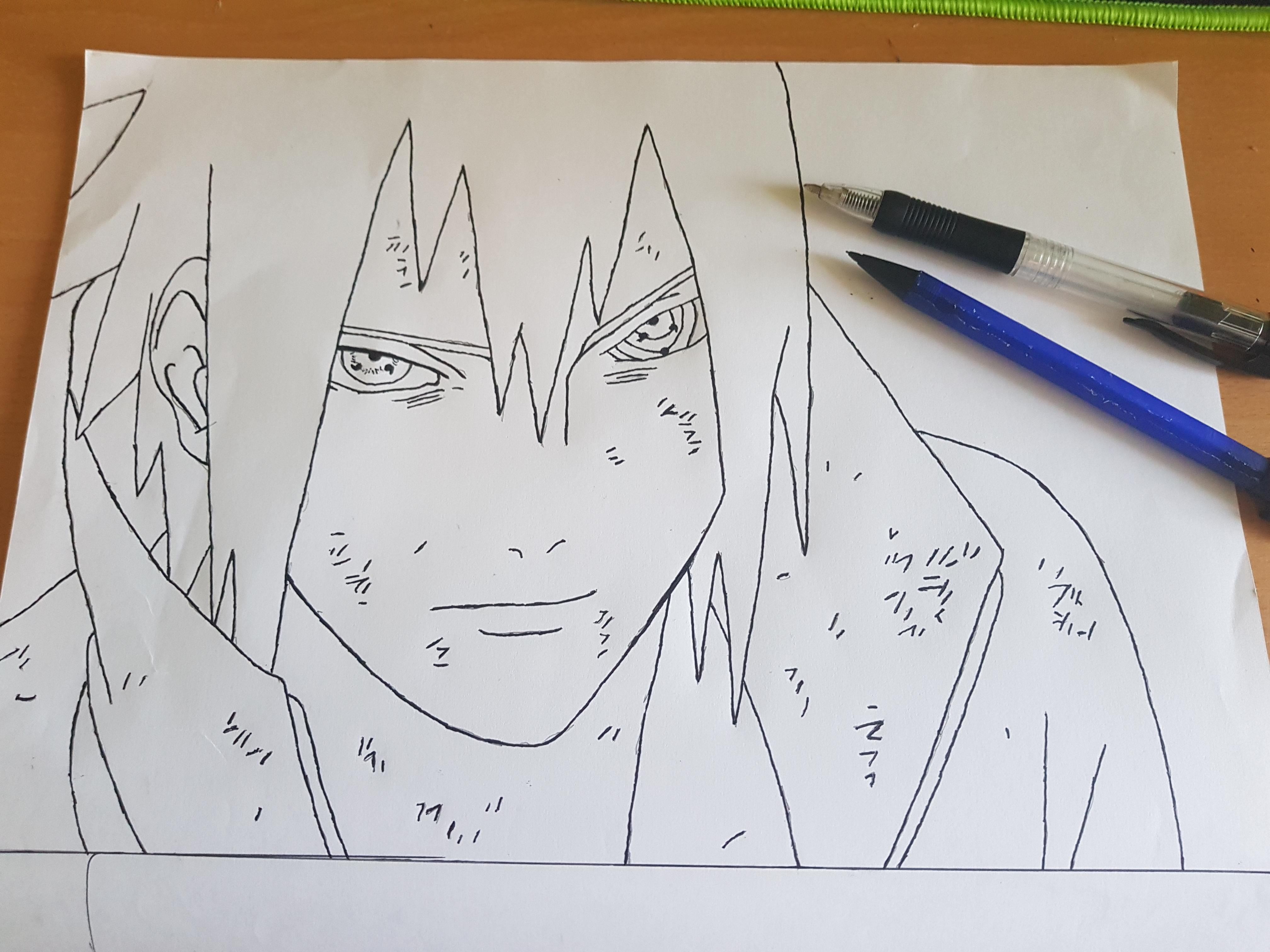 4032x3024 Sasuke Sketch Naruto - Sasuke Sketch