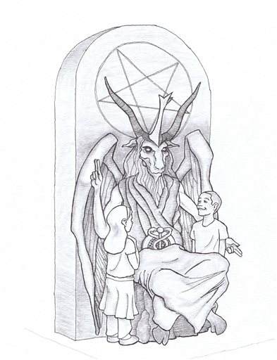393x512 Satan Statue Controversy News - Satan Sketch