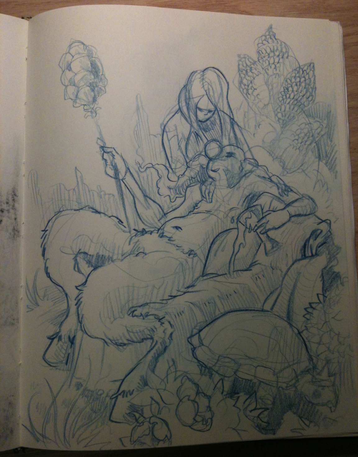 1152x1470 Satyr Blueapplestudio Blog - Satyr Sketch