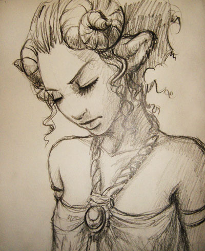400x490 Satyr Sketch By Danielauhlig - Satyr Sketch