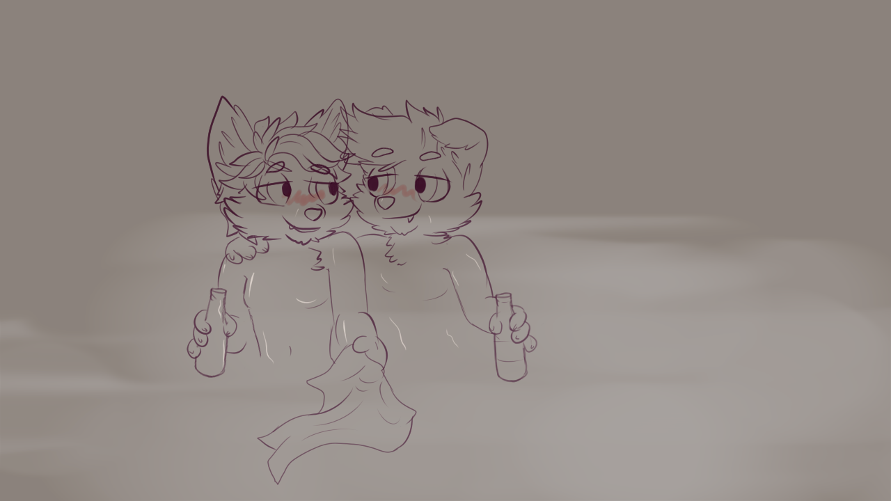 1280x720 Sauna Boys [Sketch] By Skymafia - Sauna Sketch