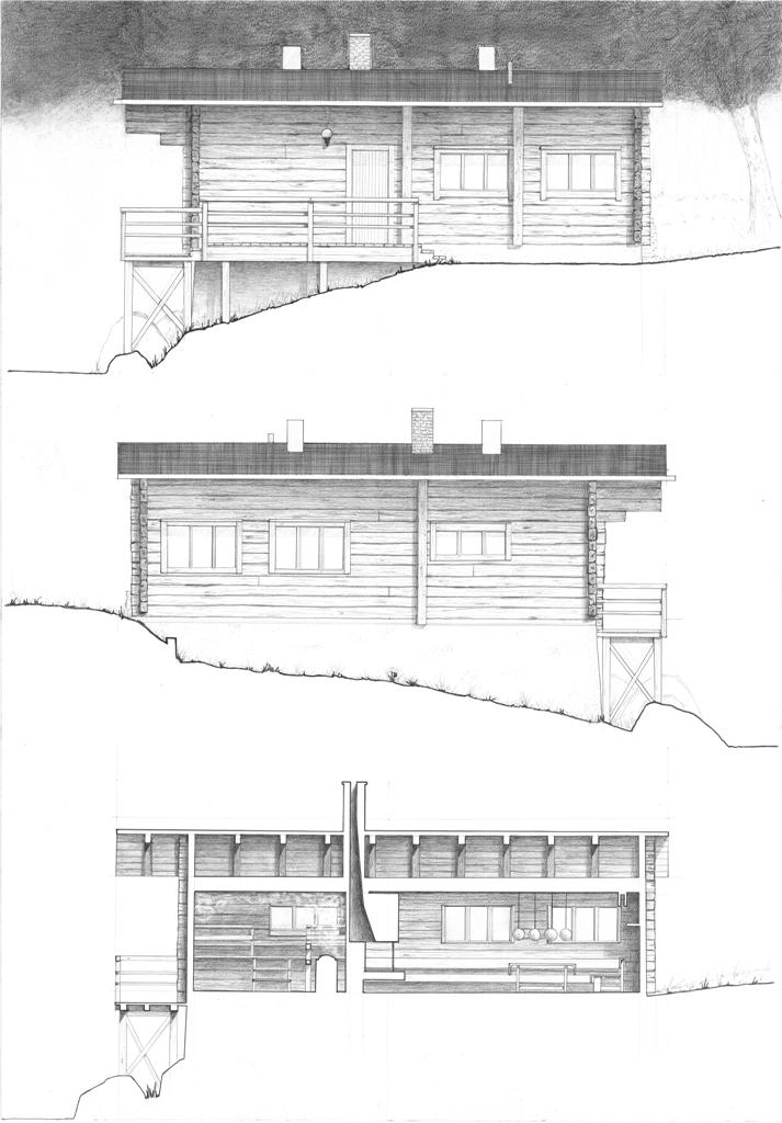 713x1024 Sauna Section Elizabeth Gatlin - Sauna Sketch