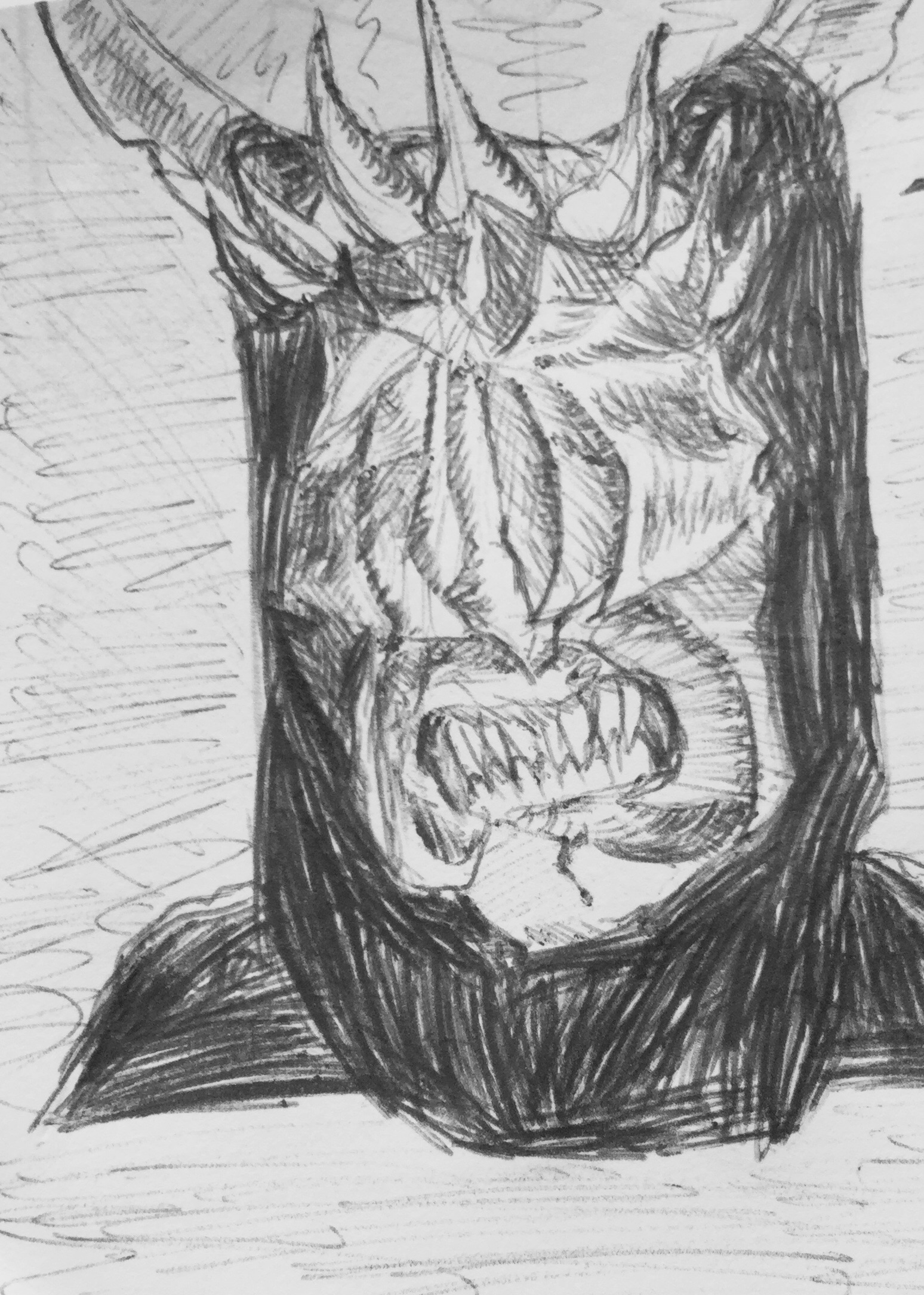 1548x2168 Image - Sauron Sketch