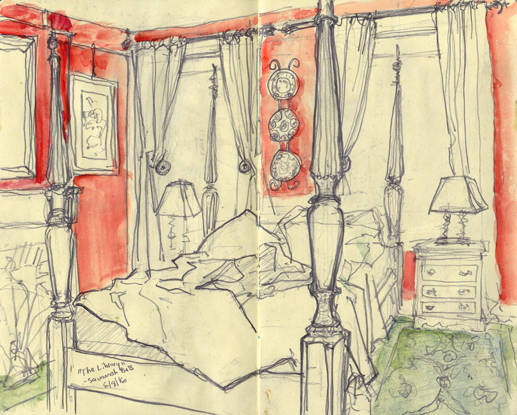 1030x828 Sketch Journal Savannah, Ga - Savannah Sketch