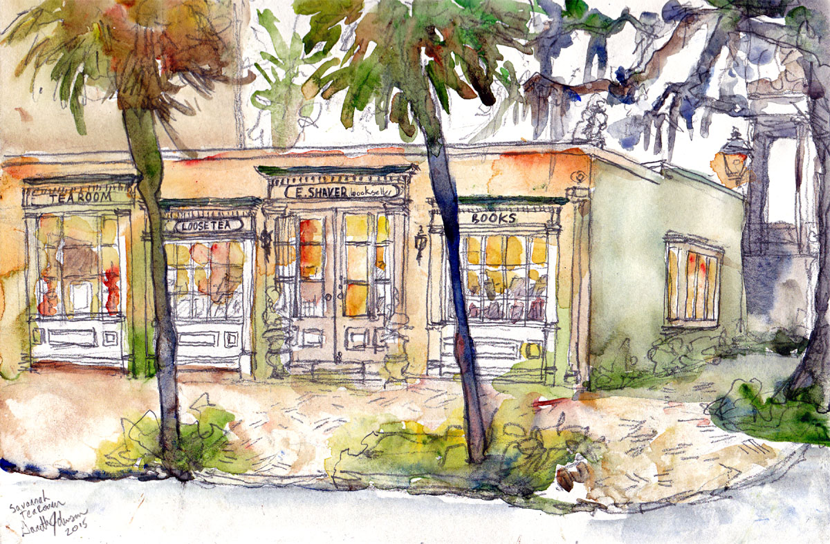 1200x787 Travel Journal Art, Design And Sketching In Savannah - Savannah Sketch
