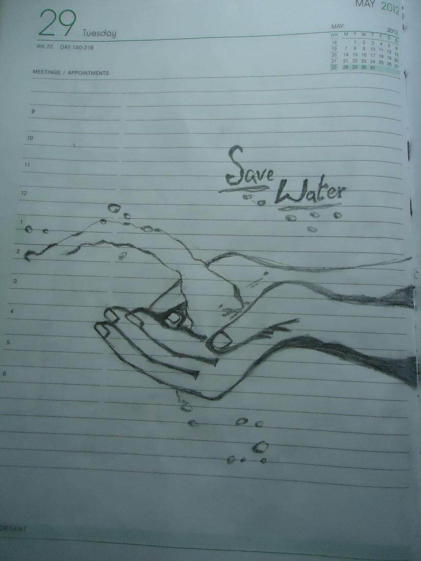 825x1100 Save Water Drawing Sketch Sketch Of Save Water Save Water - Save Sketch