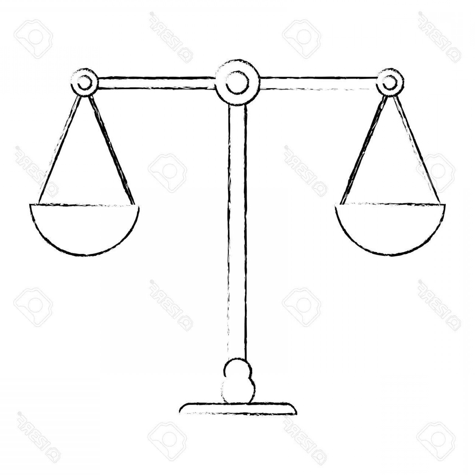 1560x1560 Photostock Vector Balance Justice Equality Image Sketch Vector - Scale Sketch