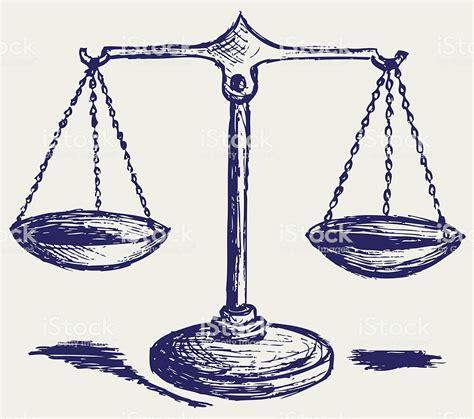 474x419 Scales Of Justice Sketch Stock Vector Image Of Lawful - Scales Of Justice Sketch