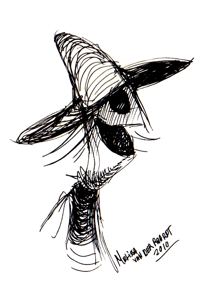 422x600 Scarecrow Sketch By Sketchinthoughts - Scarecrow Sketch