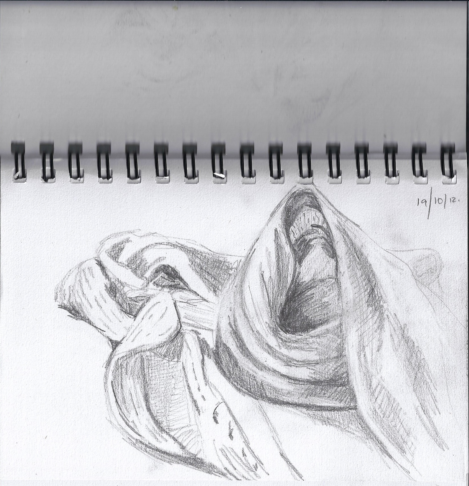 1637x1698 Daily Sketch Scarf Paulamitchard - Scarf Sketch
