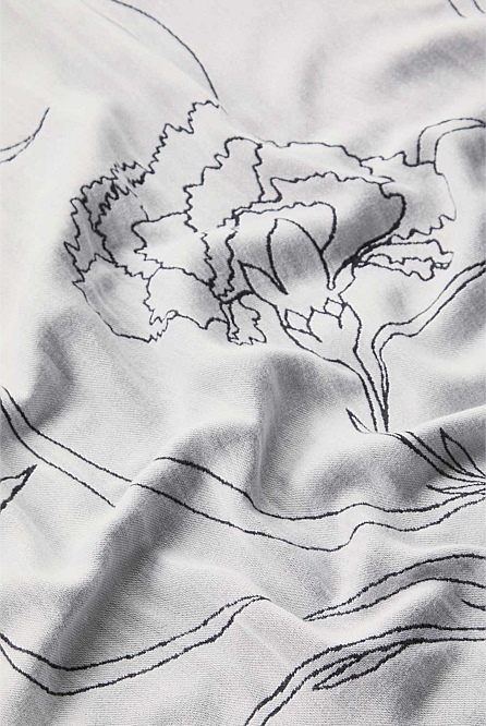 446x666 Floral Sketch Scarf Hats Scarves Amp Gloves - Scarf Sketch