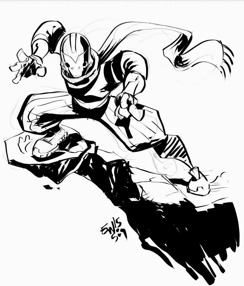 827x969 Random Scarf Guy - Scarf Sketch