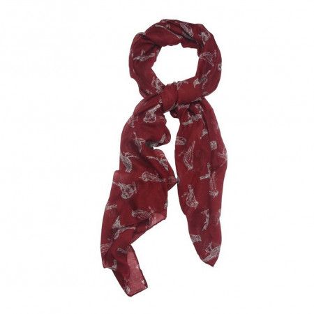 450x450 Red Bird Sketch Scarf - Scarf Sketch