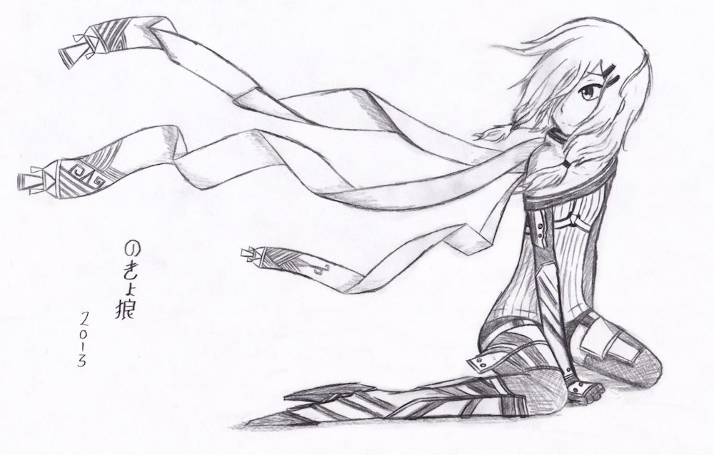 1000x638 Wind, Scarves, And Metal (Sketch) By Nokyookami - Scarf Sketch