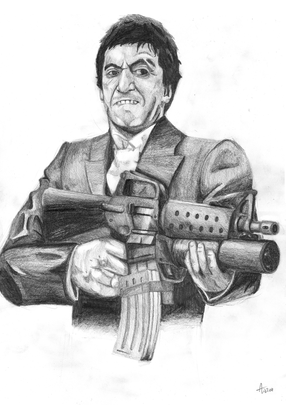 Scarface Sketch at Explore collection of Scarface