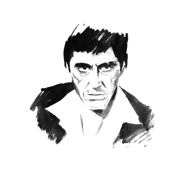 630x630 Scarface - Scarface Sketch
