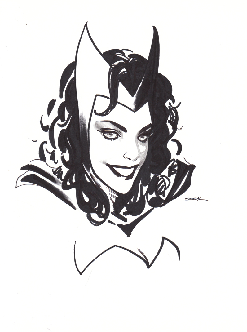 797x1071 - Scarlet Witch Sketch