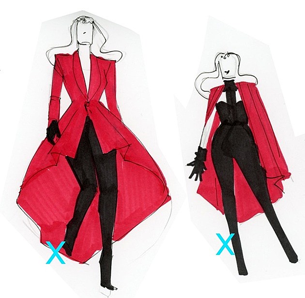 630x614 Drama And Allure Kevin Wada On Redesigning The Scarlet Witch - Scarlet Witch Sketch