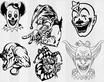 340x270 Scary Clown Etsy - Scary Clown Sketch