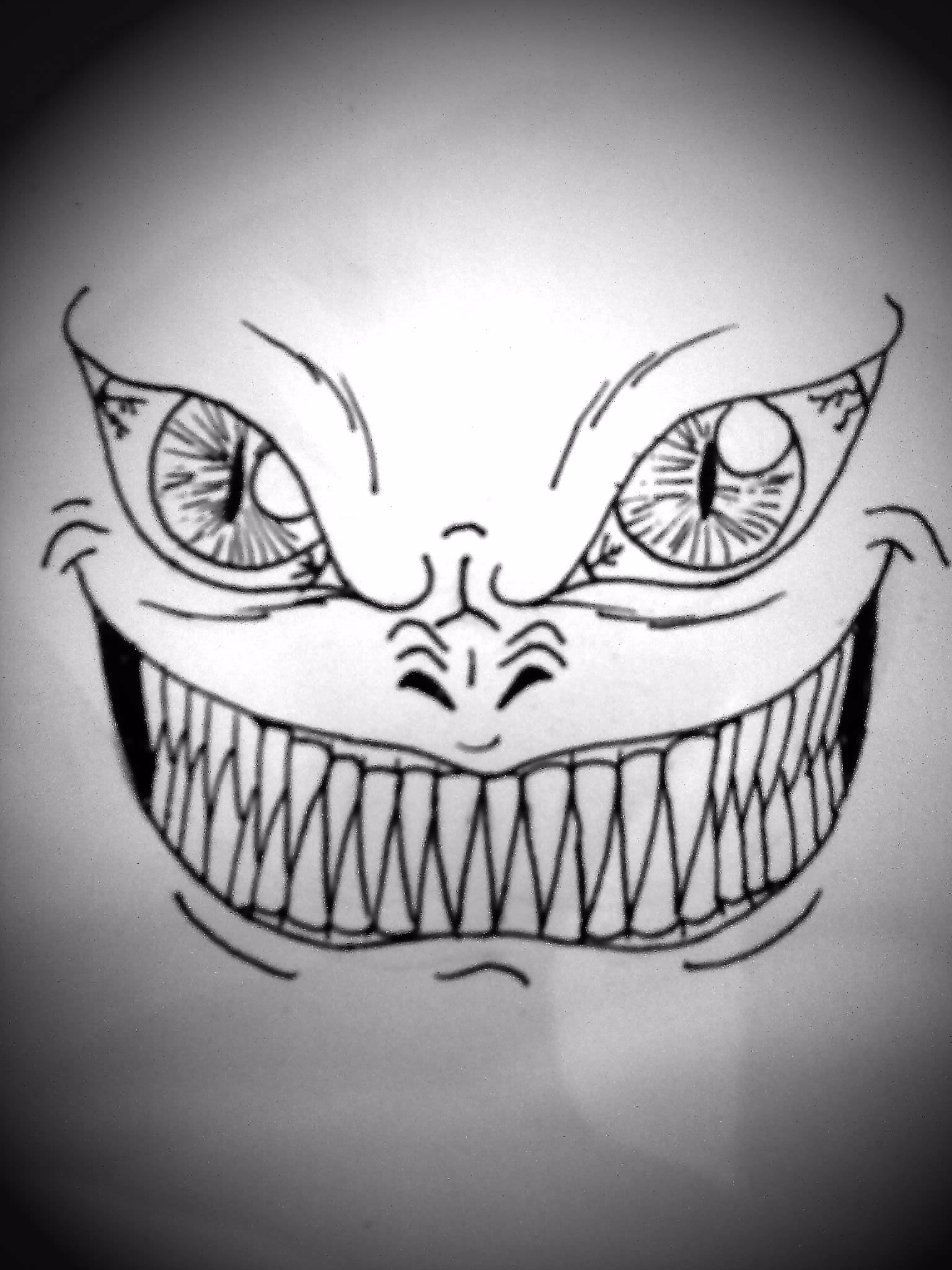 1536x2048 Drawing Scary Face Clay In 2018 Scary Drawings - Scary Faces Sketch