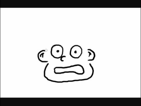 480x360 How To Draw A Scared Face.avi - Scary Faces Sketch
