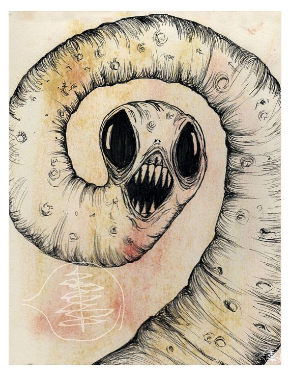 570x737 Monster - Scary Monster Sketches