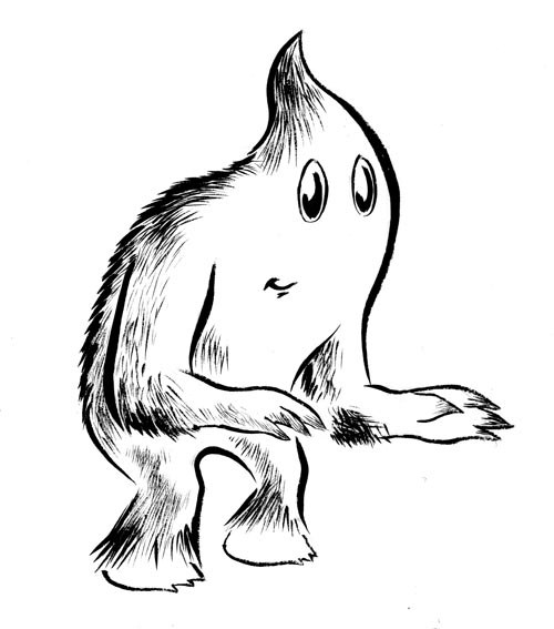 500x567 Draw A Monster. Write A Plausible Backstory For The Monster That - Scary Monster Sketches