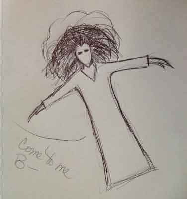 376x400 Real Demon Drawings And Psychic Sketches - Scary Sketches