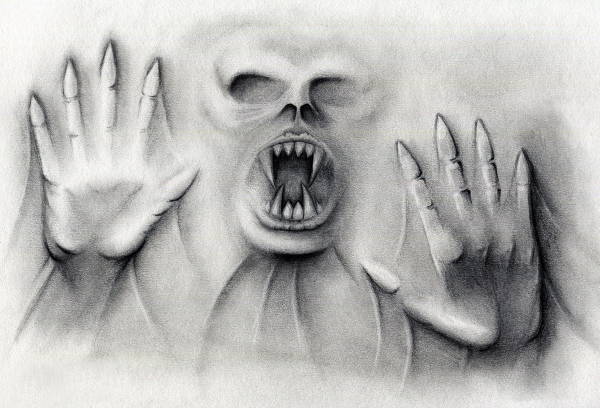 600x408 Scary Drawings, Art Ideas Free Amp Premium Templates - Scary Sketches