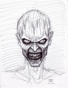 236x306 The 81 Best Scary Drawings Images Horror, Dark Art - Scary Sketches