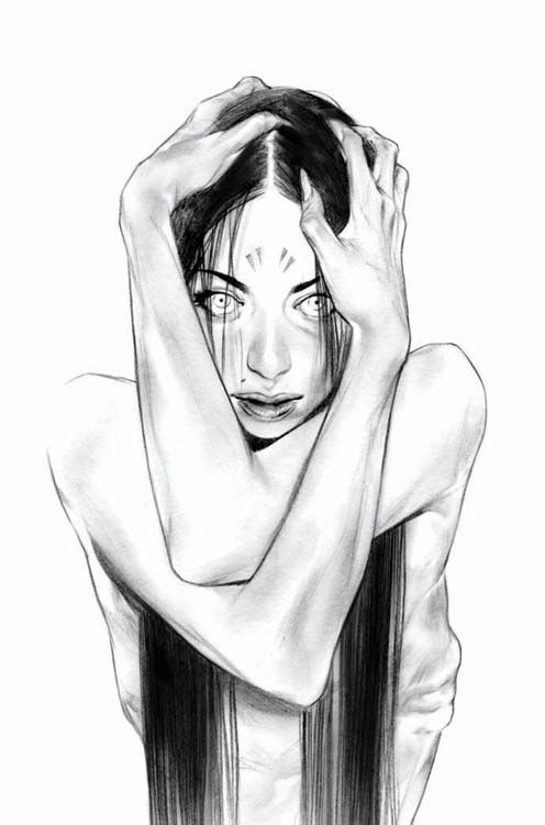 496x751 Oohscaryinnit1.jpg] Occhi Merfolk, Drawings And - Scary Sketches