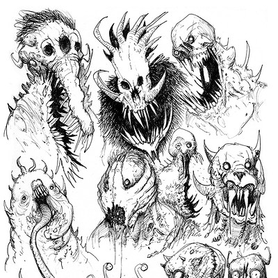 400x400 Austen Mengler - Scary Sketches