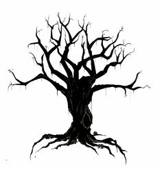 236x248 Creepy Tree Art Scary Tree Drawing Untitled - Scary Tree Sketch