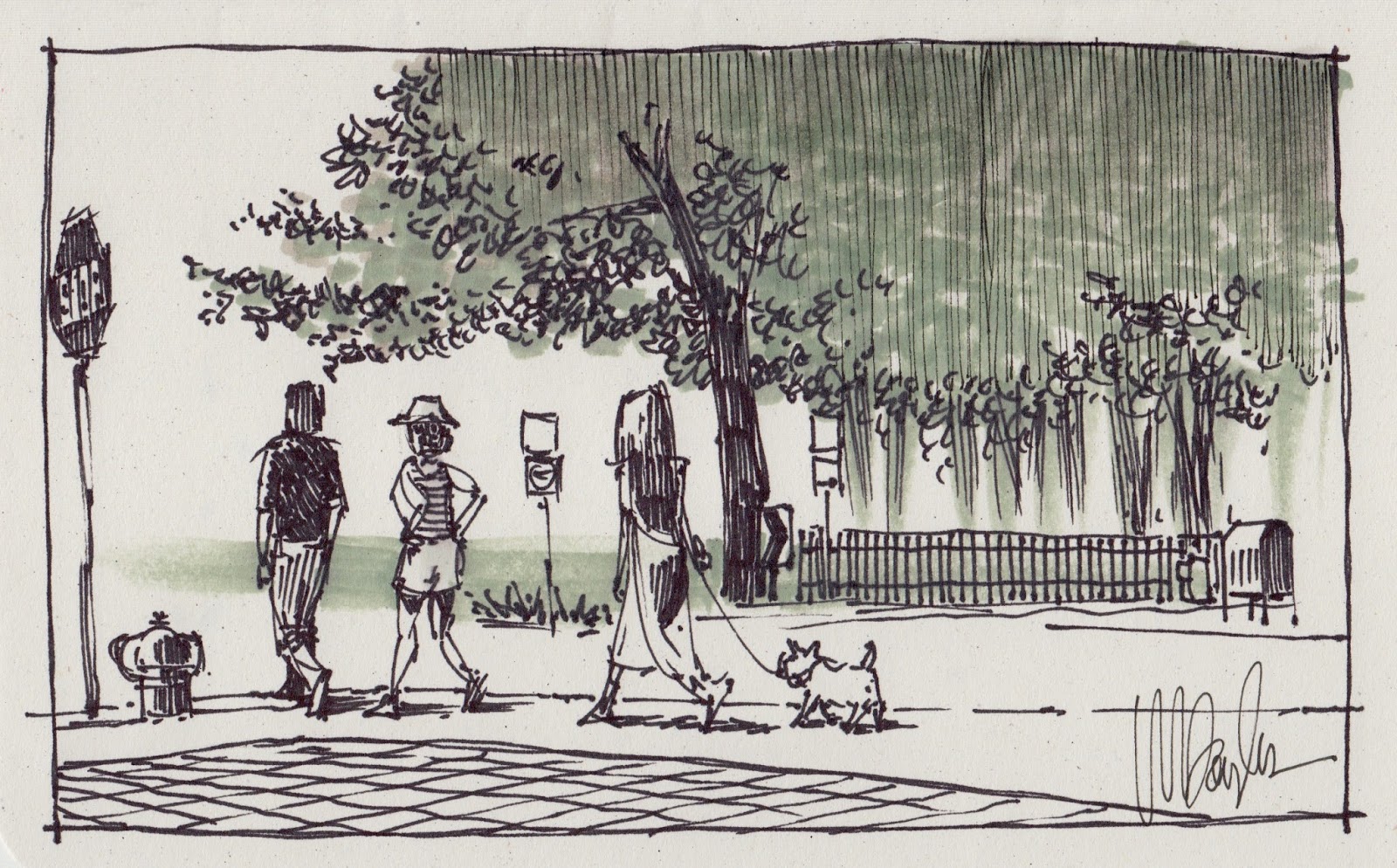 1600x994 Urban Sketchers Chicago Top 10 Favorite Urban Sketching Locations - Scene Sketch