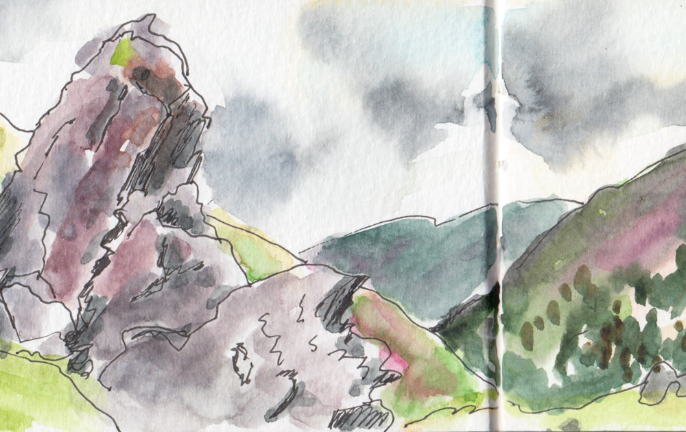 1000x630 Scenery Sketching In The Stunning Lake District By Sophie Peanut - Scenery Sketch