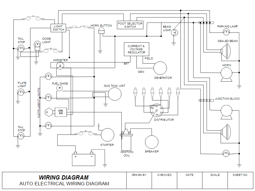 892x669 Engineering Drawing - Schematic Sketch