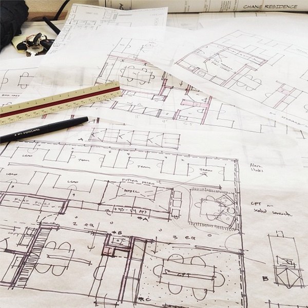 600x600 Sketching During Schematic Design Life Of An Architect - Schematic Sketch