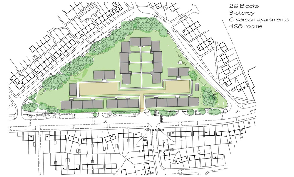 1000x604 Green Lane, Nottingham, Uk 3rd Story Architects Amp Interior Designers - Scheme Sketch
